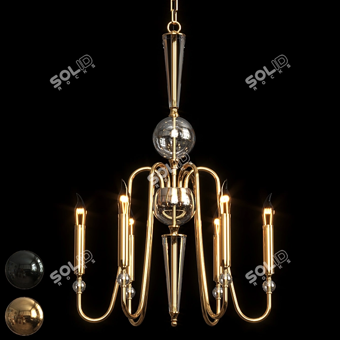 Stylish Markas Design Lamps 3D model image 1