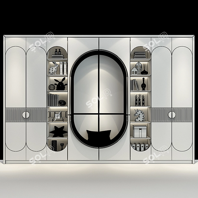 Kids Furniture Collection: 0438 3D model image 2