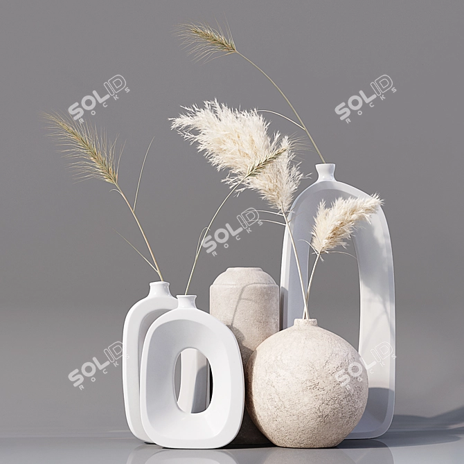 Elegant Decor Set 049: Exquisite 3D Models 3D model image 4