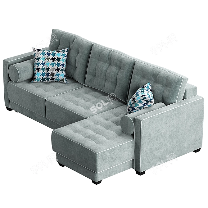 Modern Brabus 09 Furman Corner Sofa 3D model image 4