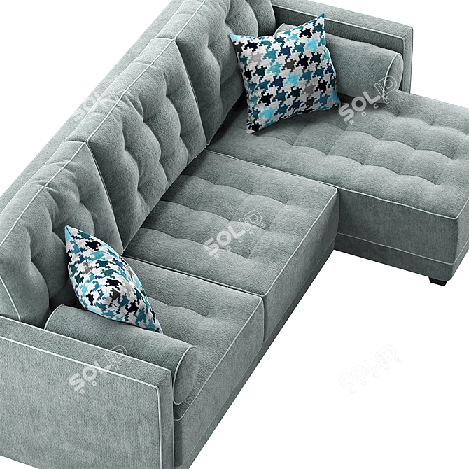 Modern Brabus 09 Furman Corner Sofa 3D model image 5