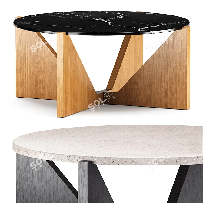 Miro Coffee Table: Sleek Design, Multiple Colors 3D model image 1