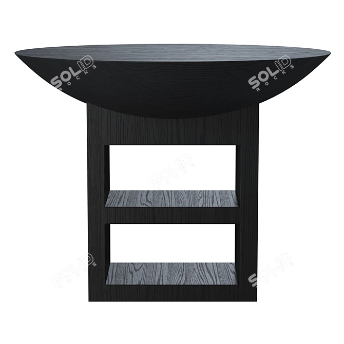 Artefatto Wood Coffee Table: Atlante 3D model image 1