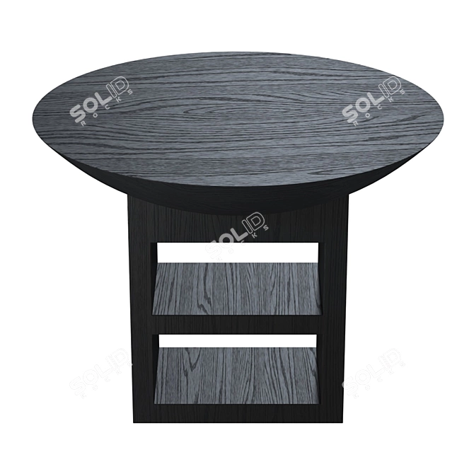 Artefatto Wood Coffee Table: Atlante 3D model image 3