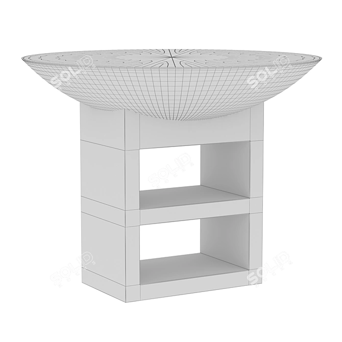 Artefatto Wood Coffee Table: Atlante 3D model image 4