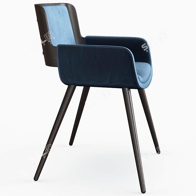 Modern Kremer Arm Chair 3D model image 2