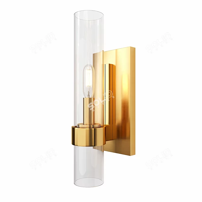 Elegant RAVELLE SCONCE: Chic Illumination 3D model image 1