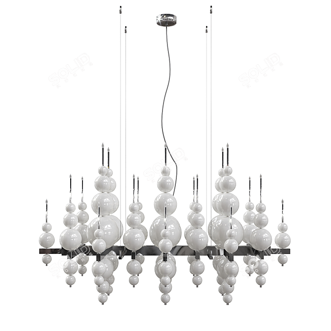 Celestial Tears Chandelier 3D model image 4