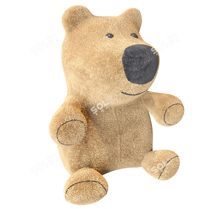 Soft and Cuddly Teddy Bear 3D model image 1