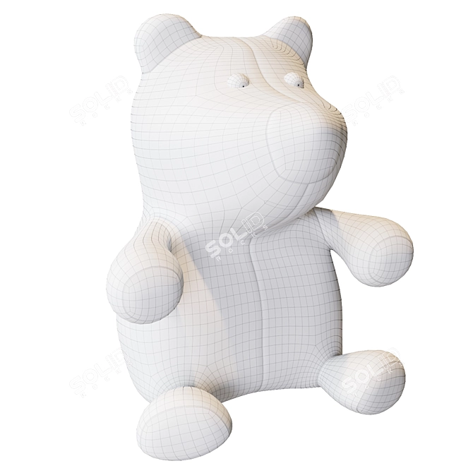 Soft and Cuddly Teddy Bear 3D model image 3