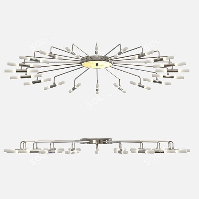 Smart Home Chandelier: Bogates Bastone 3D model image 1