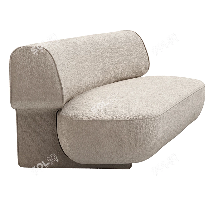 Elegant Litho Sofa: Modern Design 3D model image 7