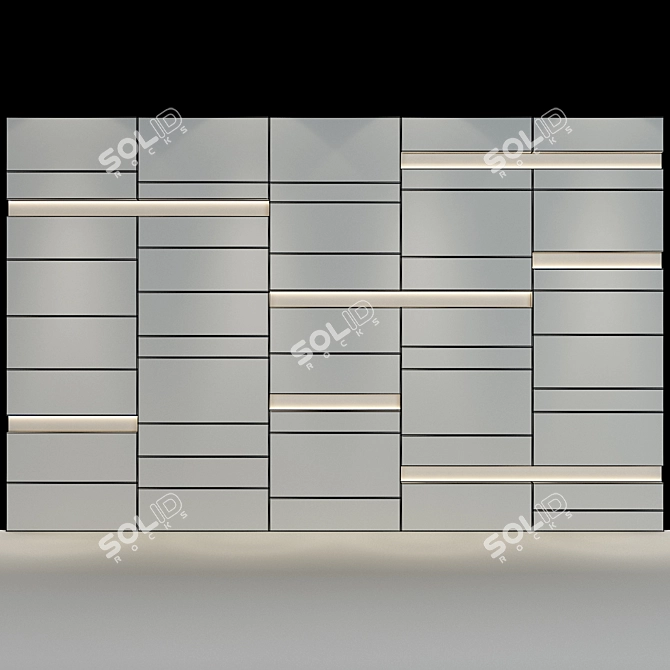 Decorative 3D Wall Panel | 28 3D model image 2