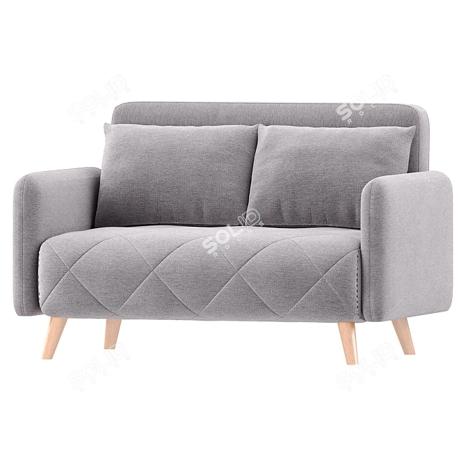 Cardiff Sofa Bed - Versatile and Stylish 3D model image 7