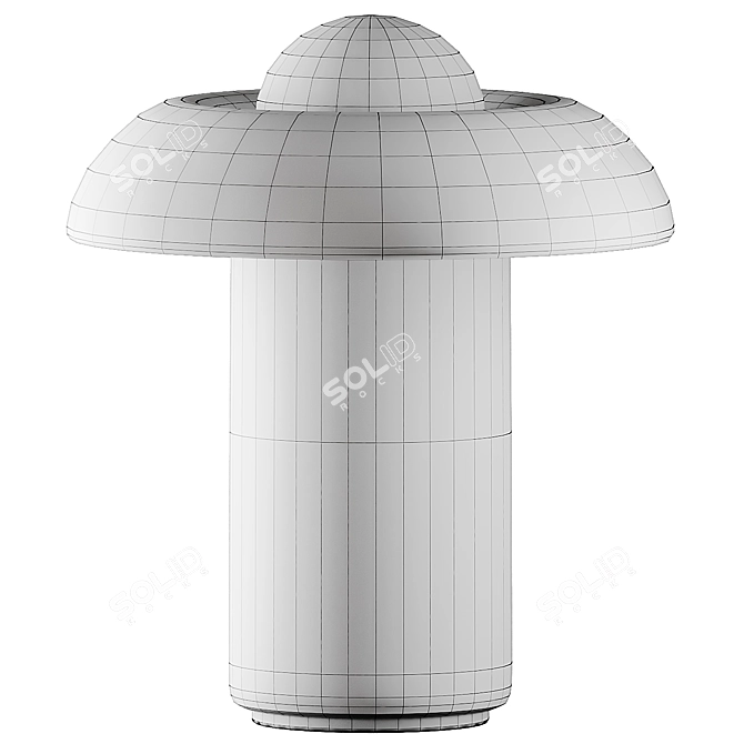 Nordic 50cm Table Lamp 3D model image 2