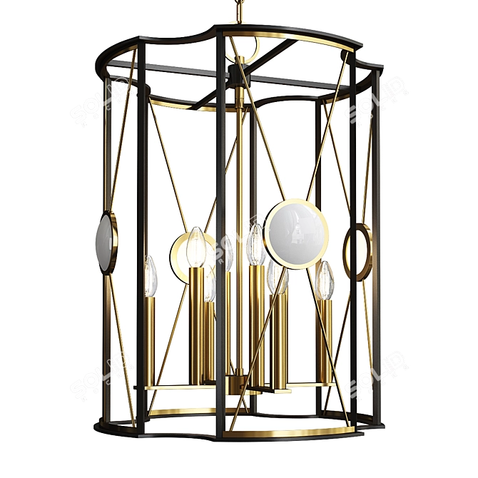 Cresson Pendant: Uniquely Elegant Lighting 3D model image 1