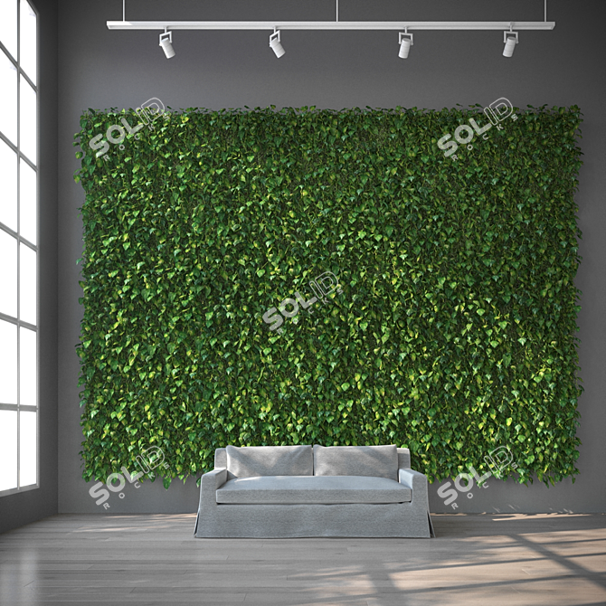 Stunning Vertical Garden Set 3D model image 3