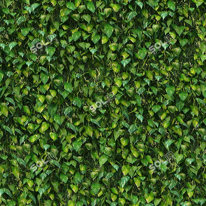 Stunning Vertical Garden Set 3D model image 5