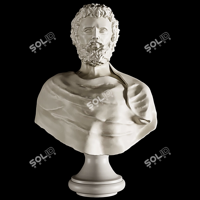 Masterpiece Sófocles Sculpture 3D model image 1