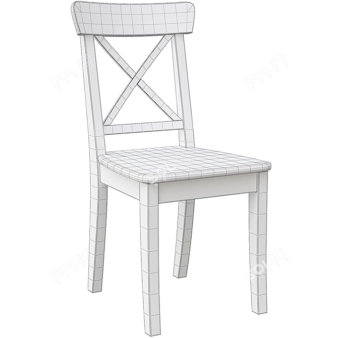 Ingolf Chair: Stylish and Versatile Seating 3D model image 6