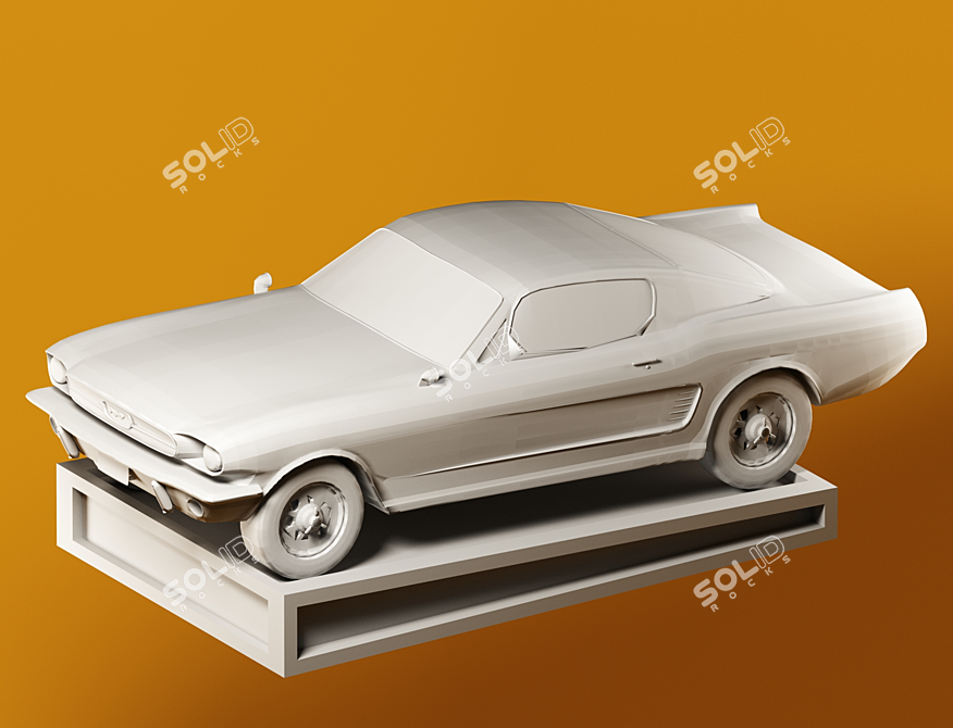 Ford Mustang GT 3D Printed 3D model image 1