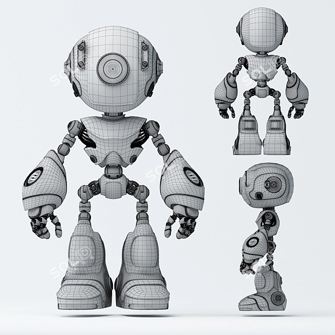 Vray Render Robot 3D model image 3