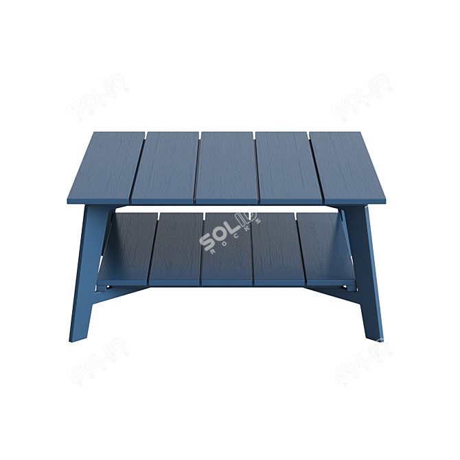 Garden Coffee Table: Réphir's Double Top 3D model image 1