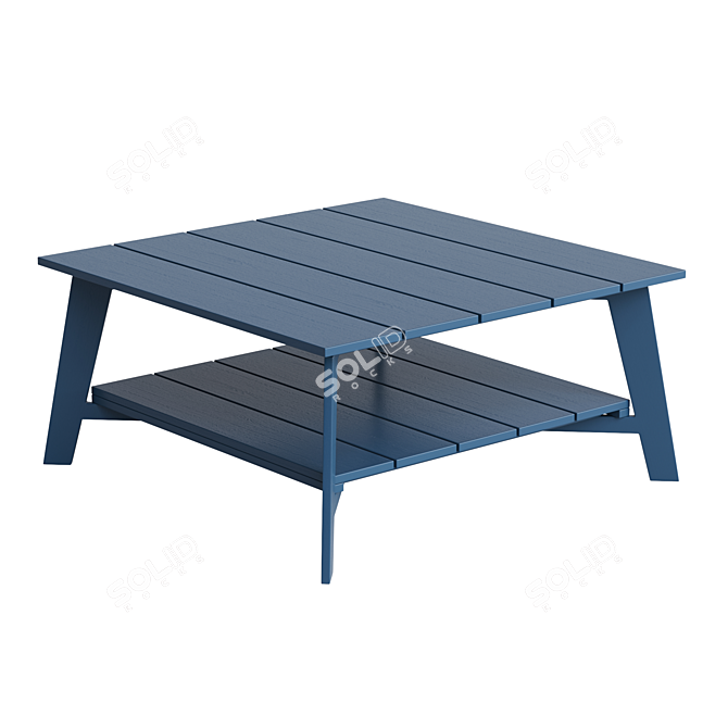 Garden Coffee Table: Réphir's Double Top 3D model image 2