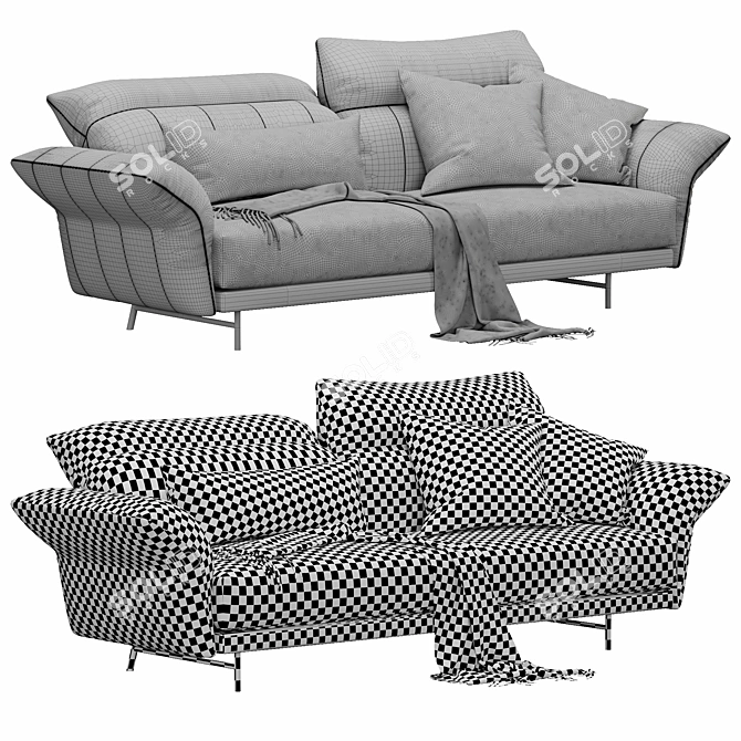 Modern Italian Sofa Set: Ditre Italia On Line 3D model image 4