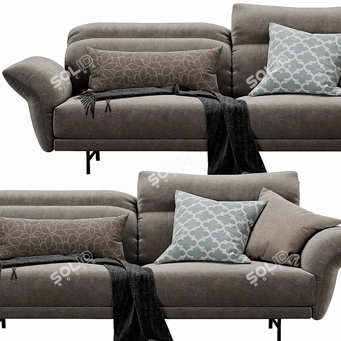 Modern Italian Sofa Set: Ditre Italia On Line 3D model image 5