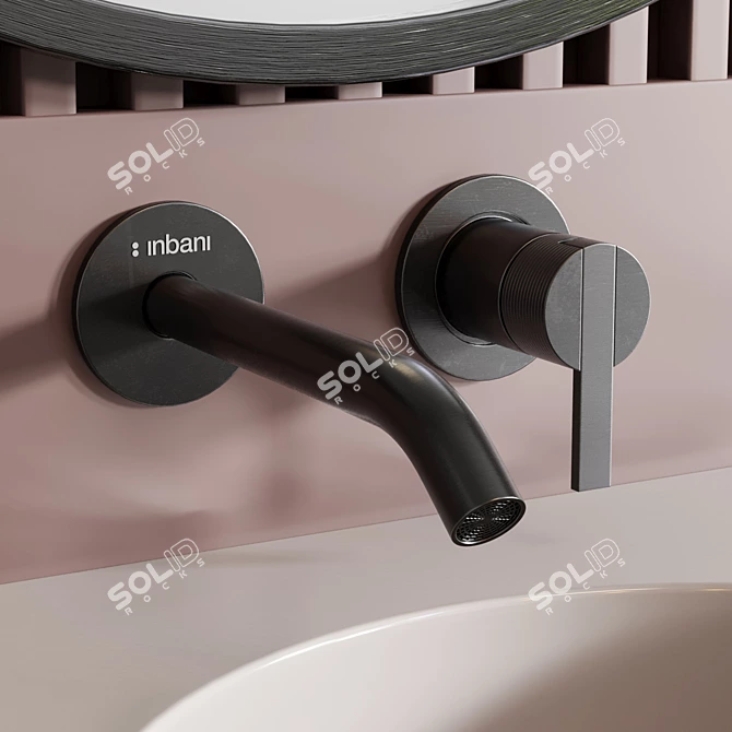 Sleek Bathroom Oasis by Inbani 3D model image 4