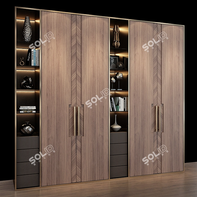 Modern 3-Piece Furniture Set 3D model image 3