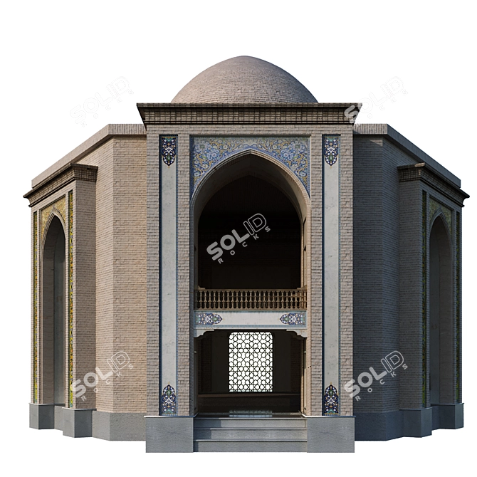 Arabic-Turkish Building Set 145 3D model image 2