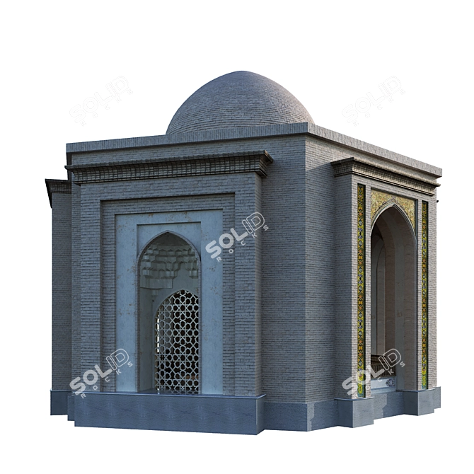 Arabic-Turkish Building Set 145 3D model image 5
