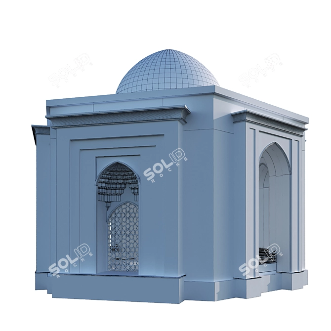 Arabic-Turkish Building Set 145 3D model image 6