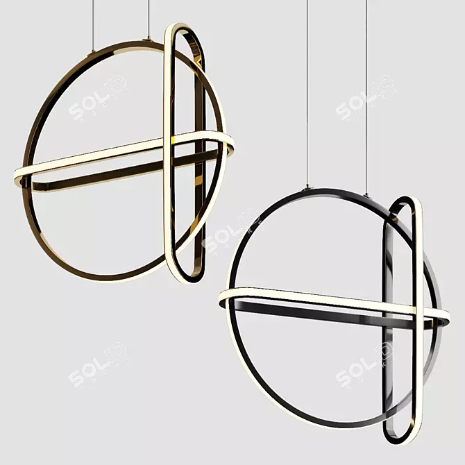 ARTE Contemporary Lighting Fixture 3D model image 1