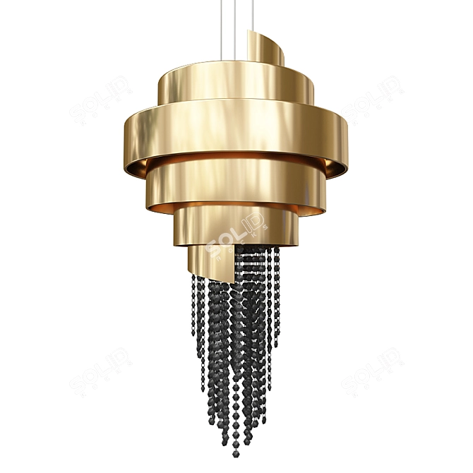 Guggenheim Pendant: Bold Illumination for Modern Spaces 3D model image 2