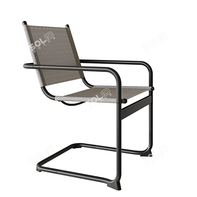 Minimalist Ikea Husaro Chair 3D model image 2