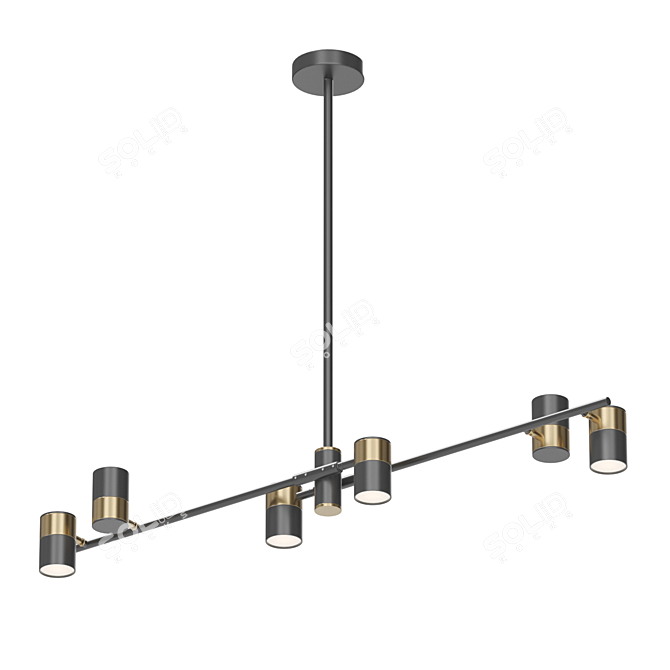 Sleek LED Linear Lampatron GITTAN 6 3D model image 3