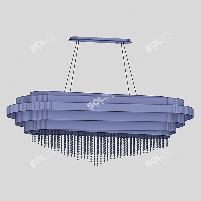 Gilded Crystal Luxury Snooker 3D model image 3