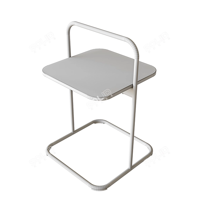 Contemporary Garden Side Table 3D model image 2