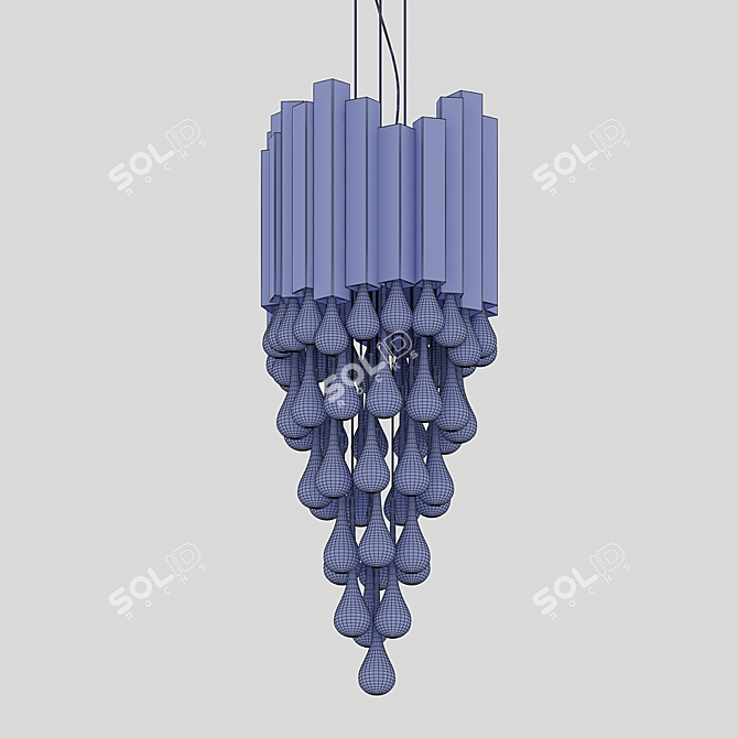 Elegant Trump Pendant 3D model image 2