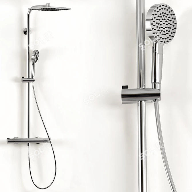 Hansgrohe Crometta E: Modern Model in 3Ds Max 3D model image 1