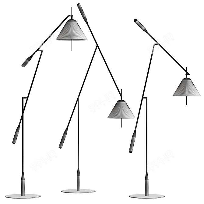 Roche Bobois MOBILE Floor Lamp 3D model image 3