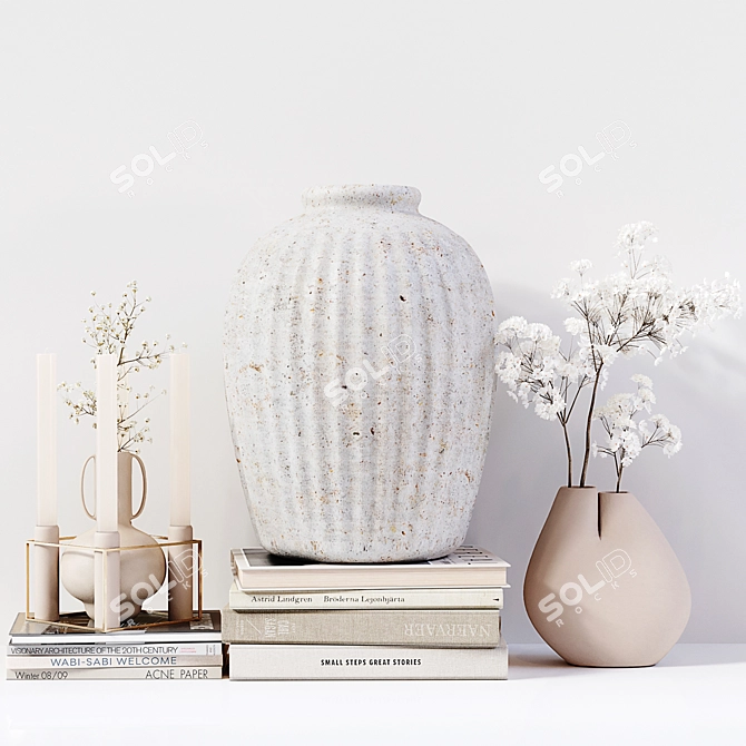 Elegant Decor Set 050: High Quality, Detailed 3D model image 4