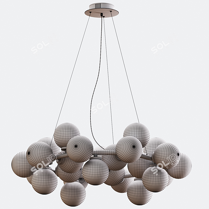 Elegant Hanging Lamps: Perfect for Any Space 3D model image 3