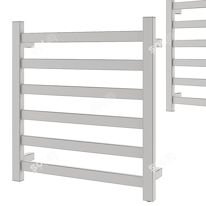 ANZZI Note 6-Bar Towel Warmer: Sleek & Efficient 3D model image 5