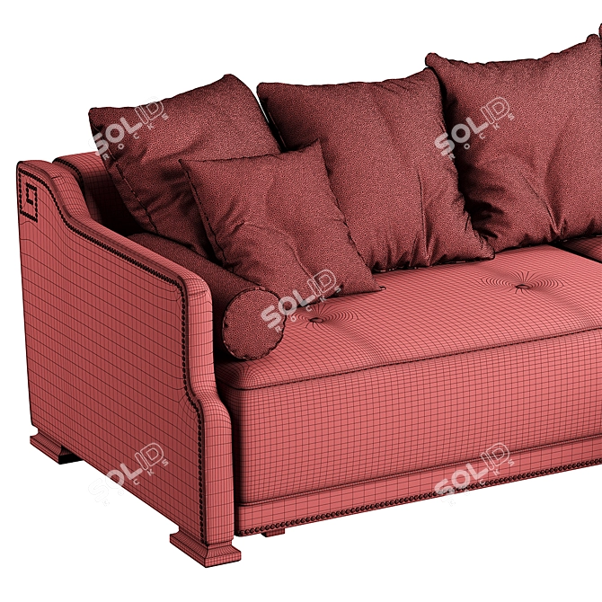 Fusion Furman Corner Sofa: Sleek and Versatile 3D model image 6