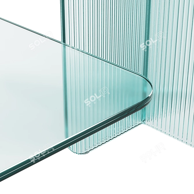 Sleek Glass Tables - 2 Models 3D model image 4