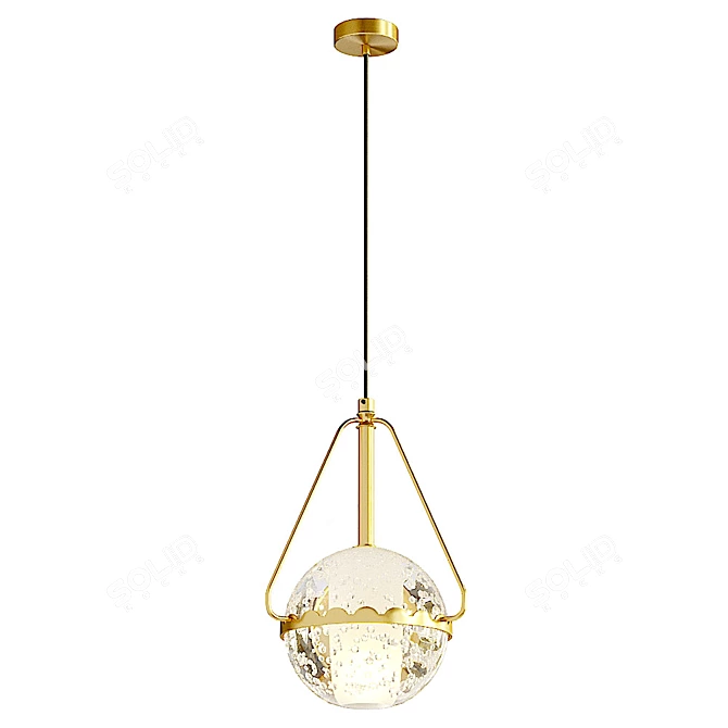 Elegant Castina Pendant Lamp 3D model image 2
